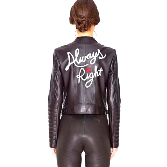 Alice + Olivia Jackets & Blazers - Alice and Olivia always right lamb leather jacket S